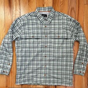 Orvis Trout Bum Fishing Button Down Shirt Size XL